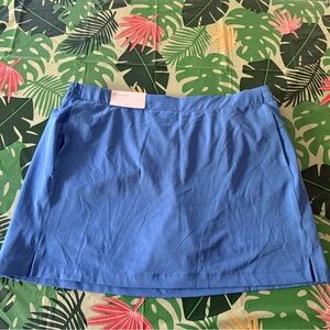 New Lady Hagen Blue Perforated Skort Skirt Size XXL NWT